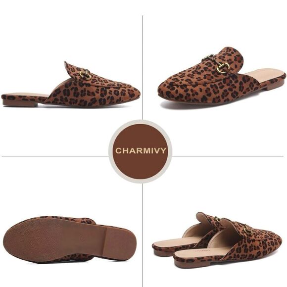 Mules for Women Comfortable Slip-on Flats-Backless-Round Toe Slide Size 9.5 #198 - Picture 2 of 16